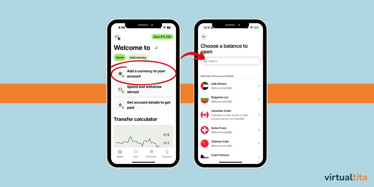 Opening a Wise Account 10