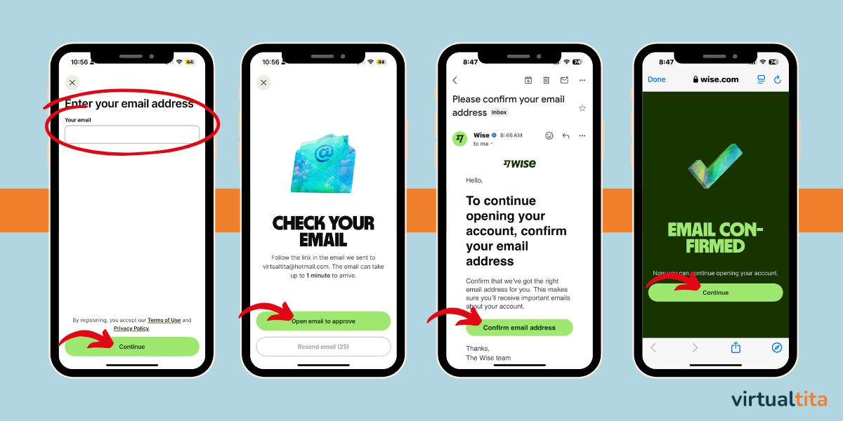 Opening a Wise Account 2