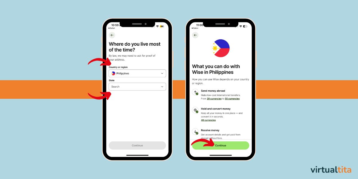 Opening a Wise Account 4