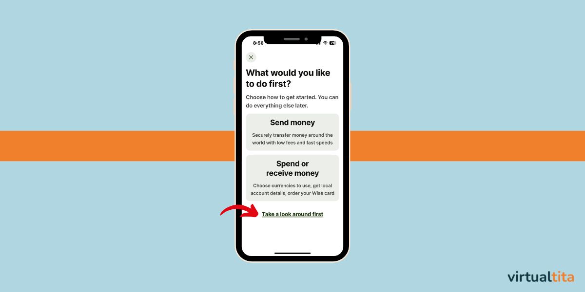 Opening a Wise Account 9